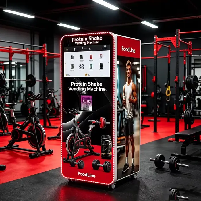 Distributeur automatique de protéines pour salle de sport, machine à shakes protéinés automatique en libre-service, distributeur de shakes protéinés, OME