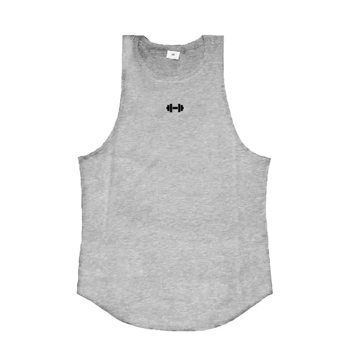 Gym Bodybuilding Fitness Muscle Vêtements D'été Coton Respirant Lâche Débardeurs Hommes Sport Décontracté Sans Manches Entraînement T-Shirts