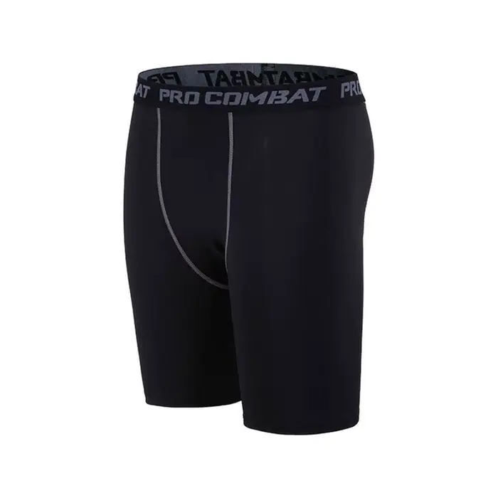Leggings de sport pour hommes, pantalons de Compression, short quart de basket-ball, séchage rapide,