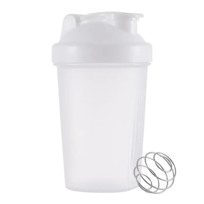 Bouteille shaker pour protéines de 400 ml avec boule de mélange