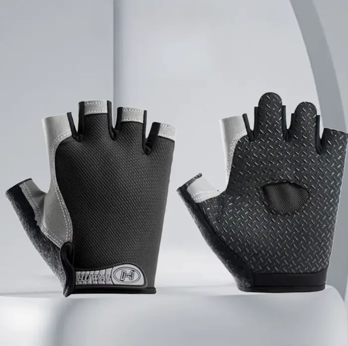 Gants de cyclisme demi-doigts pour homme et femme, antidérapants, anti-transpiration, respirants, an