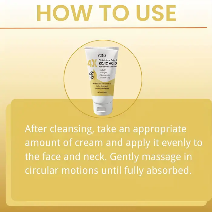 Crème pour le visage à l'acide kojique, unifie le teint, élimine les taches brunes et la terneur de la peau - Non grasse, convient aux hommes et aux femmes - Crème éclaircissante et hydratante, pour u