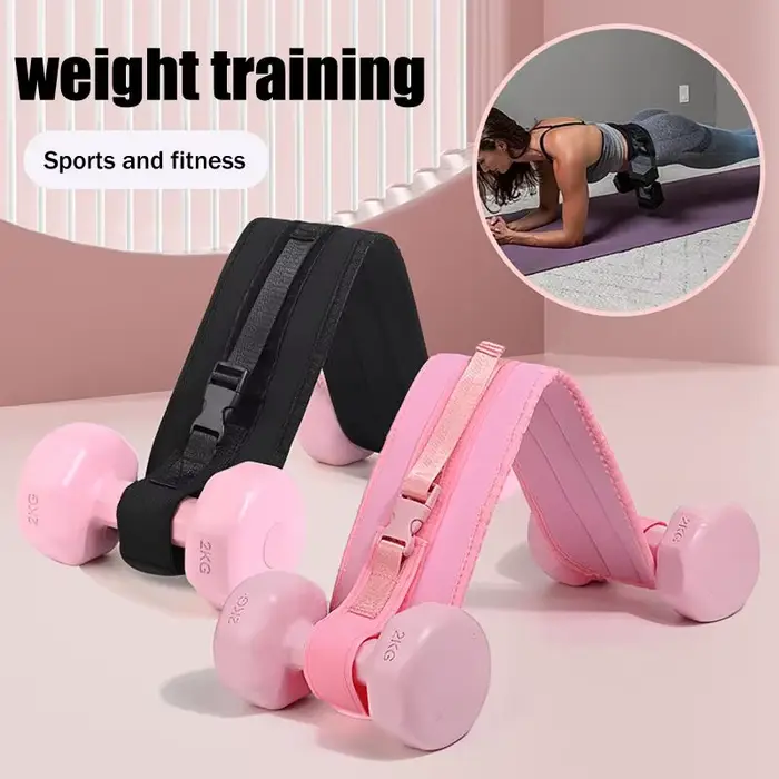 Ceinture de poussée de hanche de qualité professionnelle - Outil d'entraînement de force et de Pilates