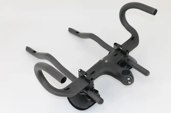 Guidon de vélo tout en carbone arc-en-ciel TT