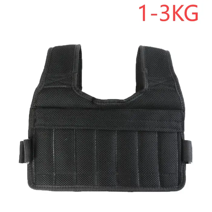 Gilet d'entraînement de poids réglable, chargement durable, veste de sable, glaçage lesté, vêtements