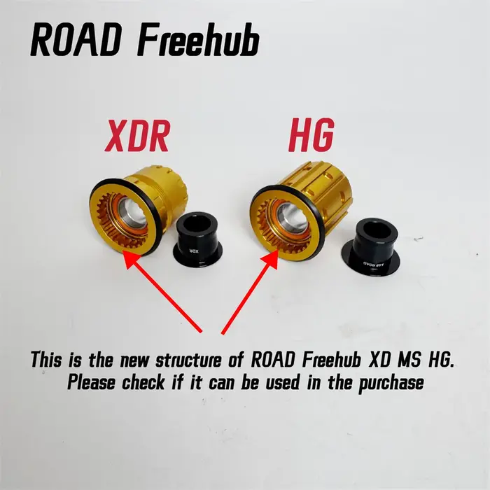 Nouvelle structure VTT Freehub XD MS HG, nouvelle structure ROAD Freehub XDR HG