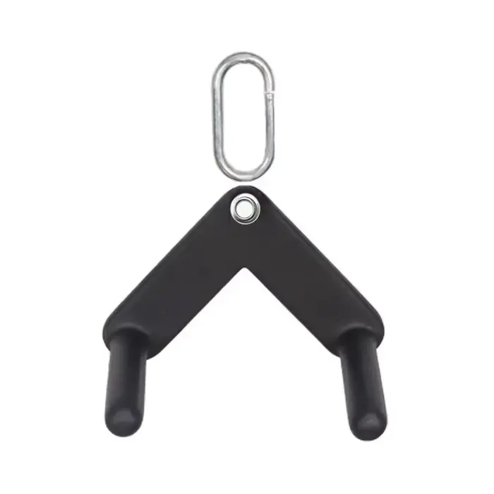 Barre de descente côtelée pour triceps, poignée de traction vers le bas, câble de poulie, accessoire