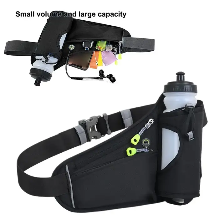 Porte-bouteille d'eau de Sport, Camping en plein air, randonnée, Fitness, course à pied, sacs de taille pour hommes et femmes, vélo, ceinture de cyclisme