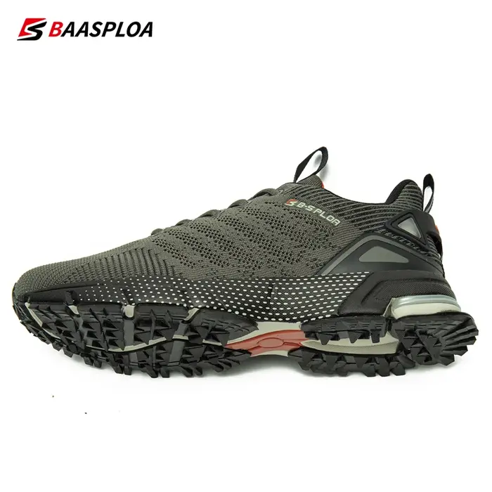 Baasploa-Chaussures de course professionnelles pour hommes, baskets d'entraînement respirantes, légè