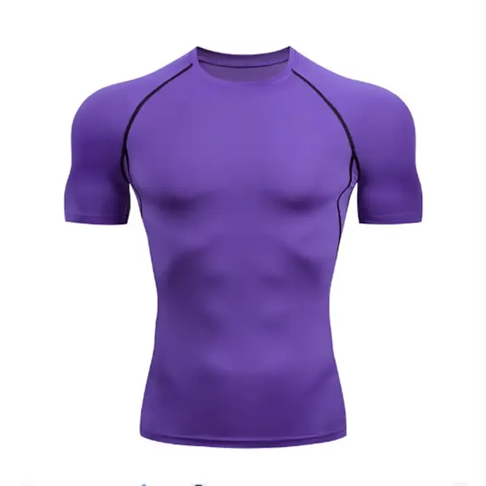 Chemises de course à compression pour hommes