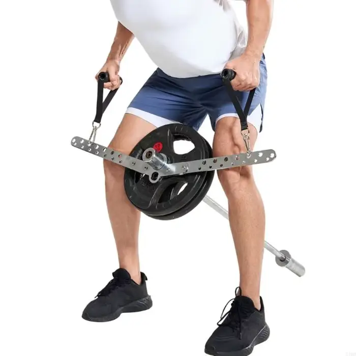 Barre traction haute réglable avec poignée ergonomique