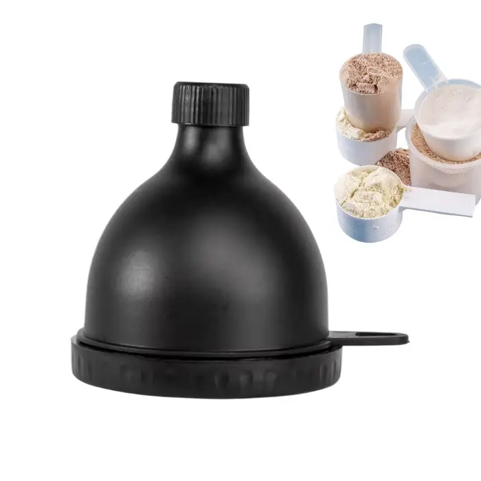 Entonnoir pour poudre protéinée, shaker pour poudre protéinée, entonnoir de 100 ml, distributeur de 