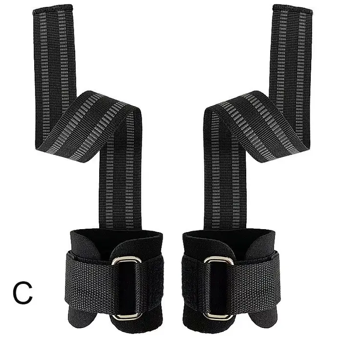 【M】Sangles de levage rembourrées pour soulevés de terre, sangles de musculation antidérapantes avec 