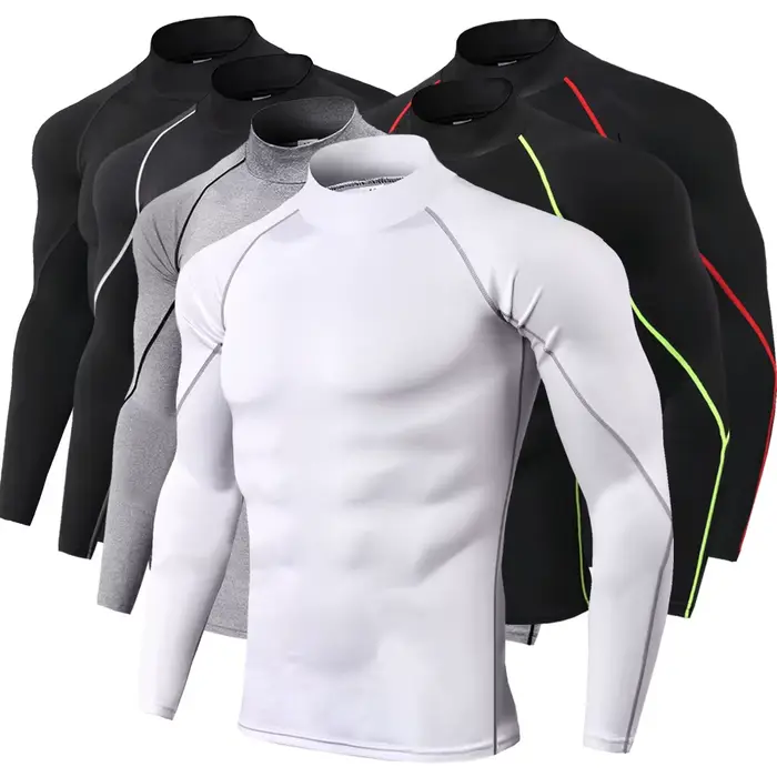 T-shirt de sport à manches longues pour homme
