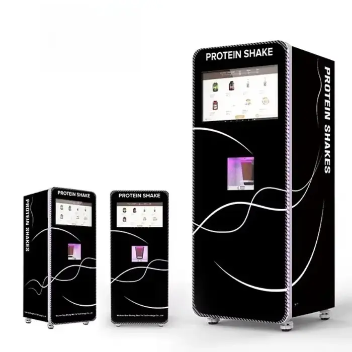 Distributeur automatique de smoothies protéinés personnalisés avec corps robuste, service rapide pou