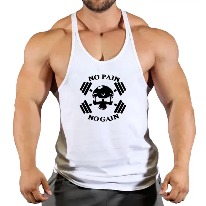 Débardeurs de musculation 2026 pour hommes – Maillots de sport en coton