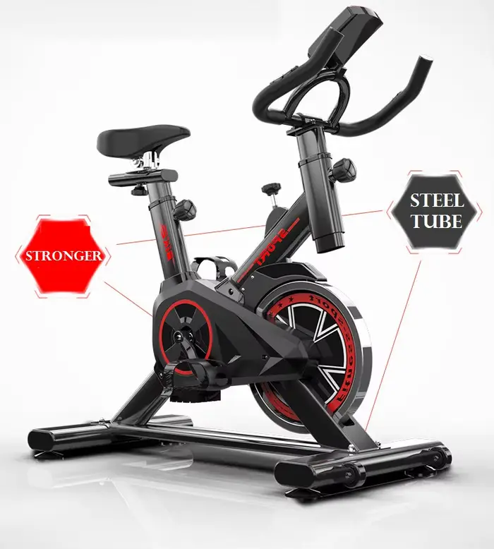 Équipement d'exercice cardio de vélo de spinning de forme physique sur mesure avec le cyclisme de ré