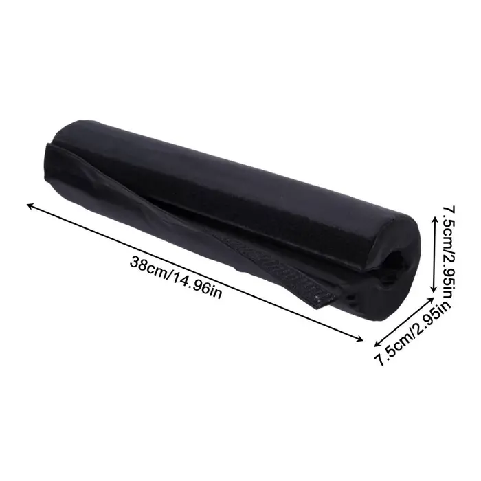 Coussin antidérapant pour squats avec barre, idéal pour les poussées de hanche et l'entraînement de 