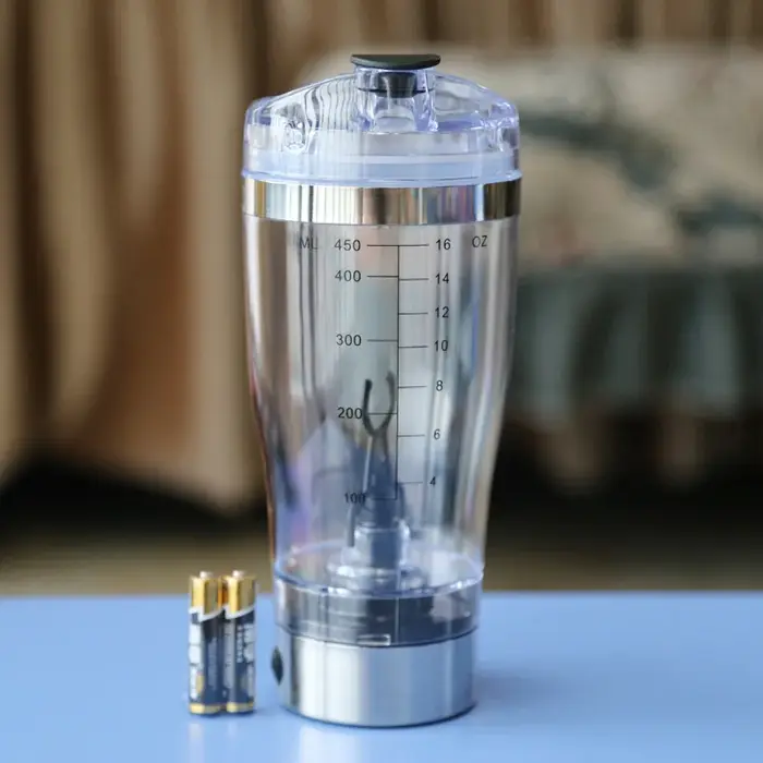 Agitateur électrique de protéines de 600ml, bouteille de secousse USB, mélangeur de café au lait, bo