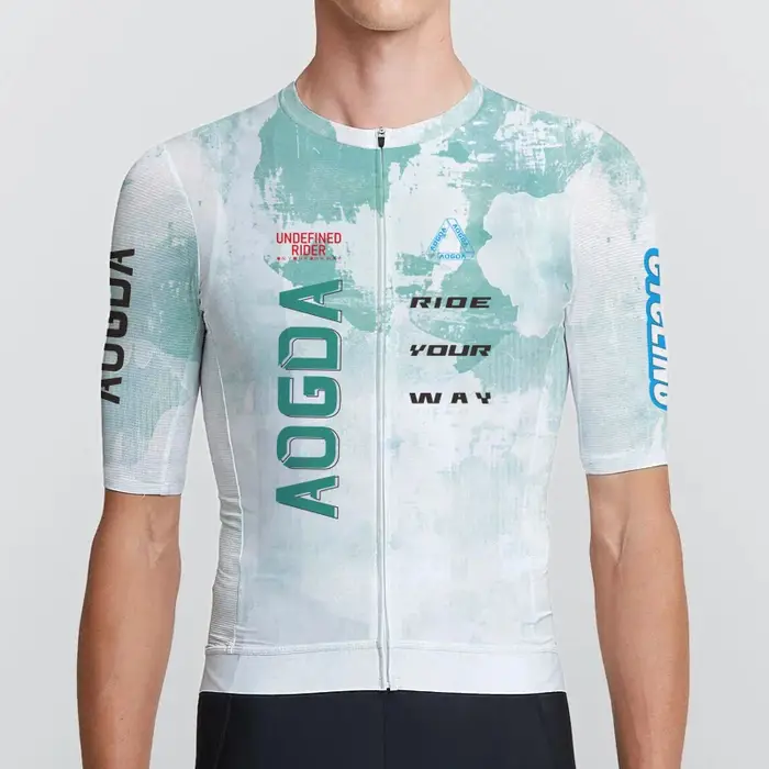 AOGDA Maillot de cyclisme léger à manches courtes