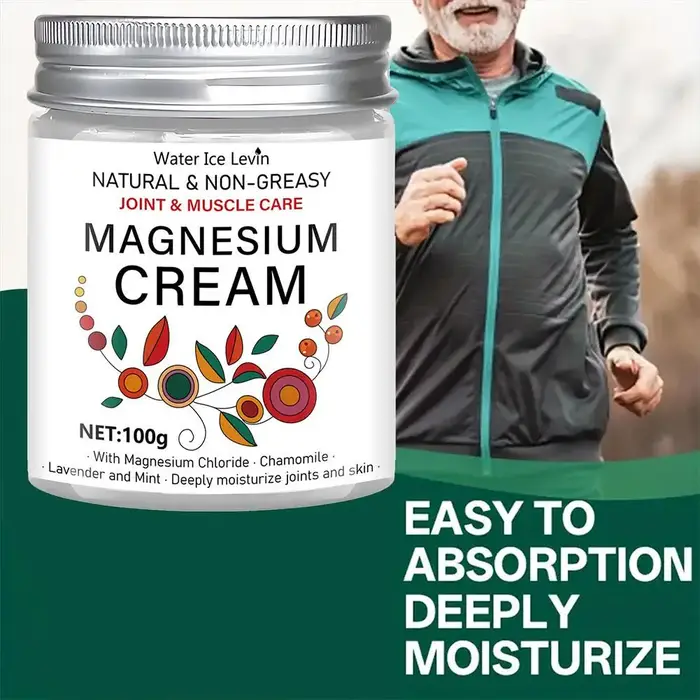 Crème non grasse 100g au magnésium pour les articulations et les muscles