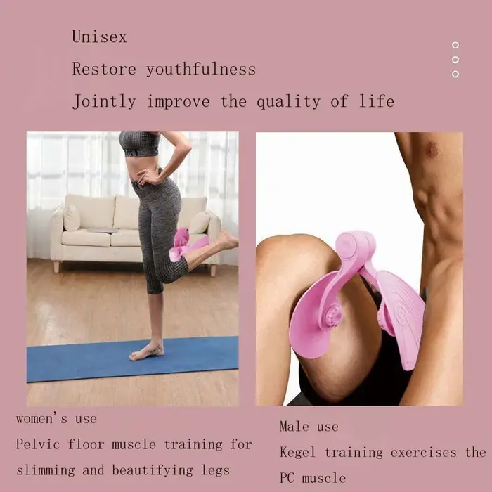 1 pc. Appareil d'entraînement des muscles du plancher pelvien, récupération post-partum, remodelage corporel, entraînement des jambes et des fessiers, exercice multifonctionnel pour les cuisses