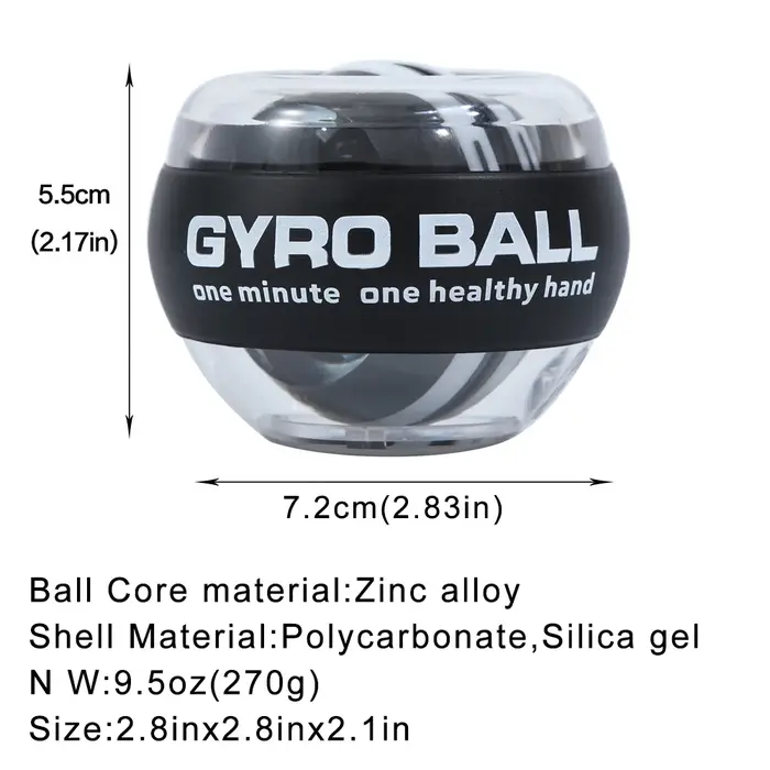 Entraîneur de puissance de boule gyroscopique de poignet à démarrage automatique