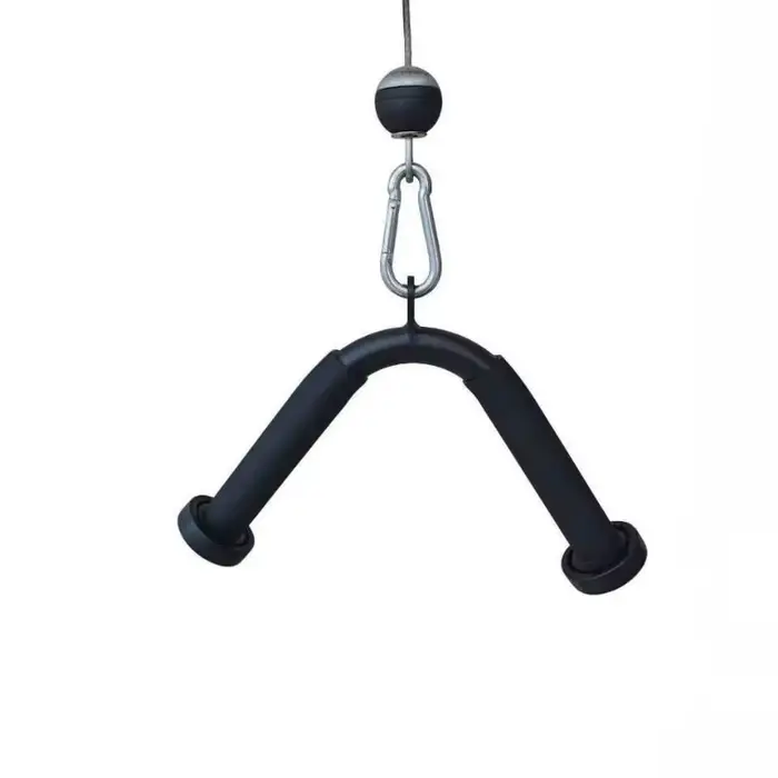 Accessoire de barre triceps en V pour machine à câble