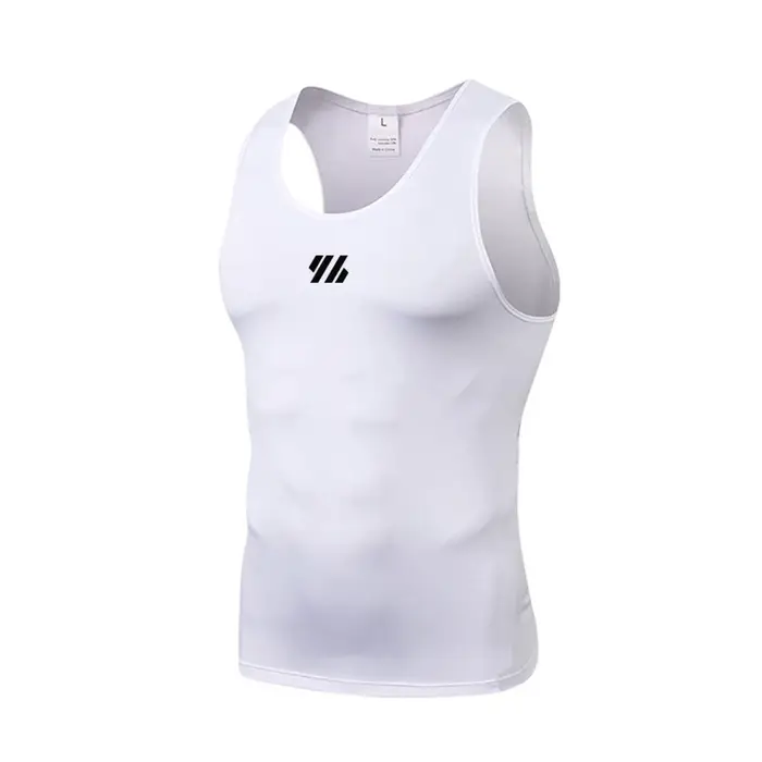 Chemise de sport élastique respirante pour hommes
