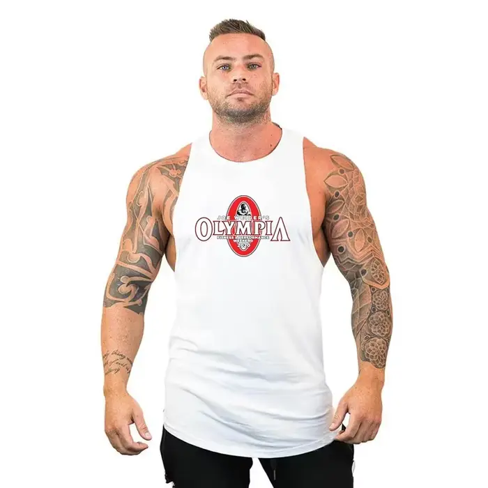 Hommes sport gymnase marque entraînement débardeur décontracté vêtements musculation mode respirant Muscle Fitness Singlets gilet sans manches