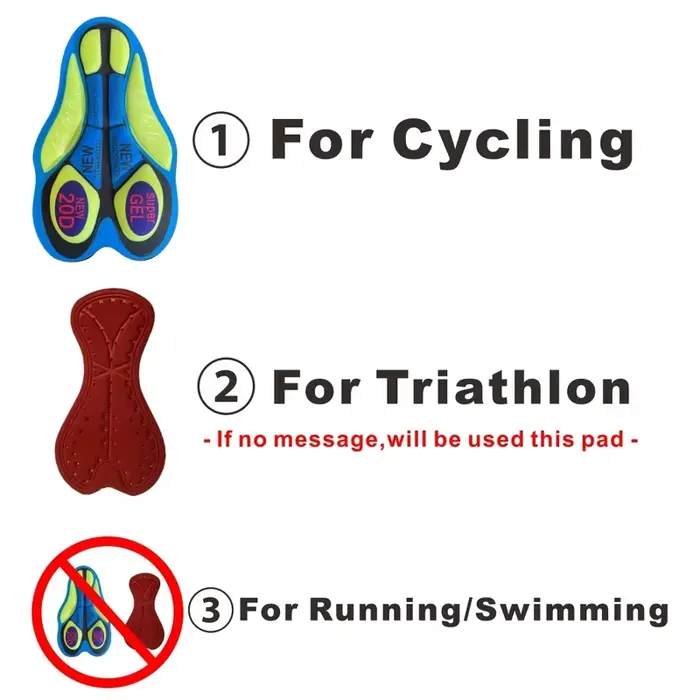 Pro TriDuvet Trisuit Vêtements d'entraînement unisexes