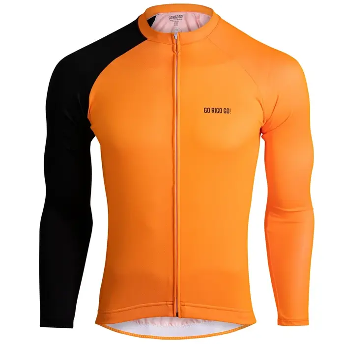 Go Rigo Go-Maillot de cyclisme à manches longues pour homme