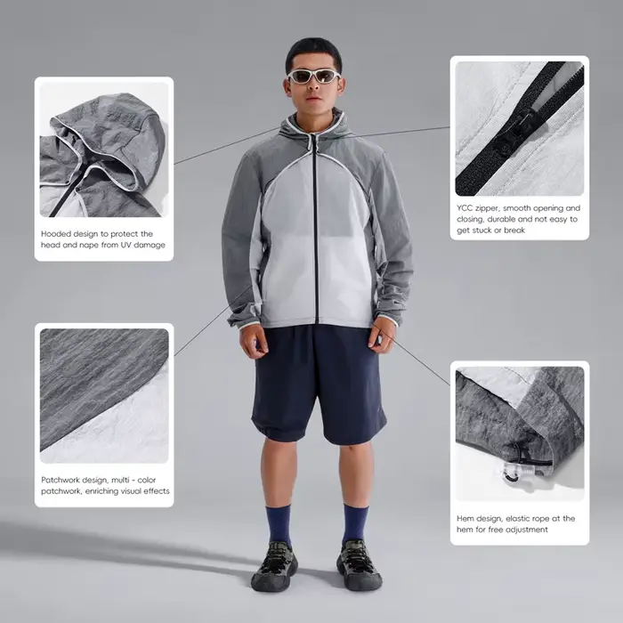 WEST BIKING – veste de vélo à capuche détachable