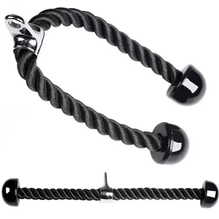 Triceps corde tirer vers le bas câble