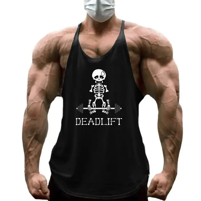 Vêtements d'entraînement musculaire de sport pour hommes