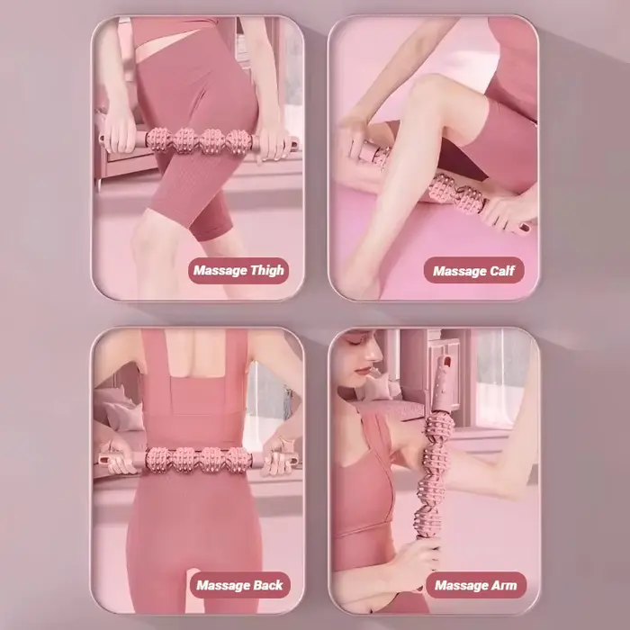 Bâton de Massage musculaire à 4 boules