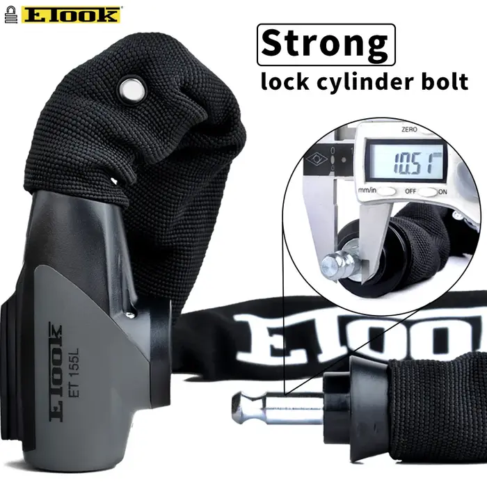 Etook-Serrure portable JOLock pour vélo de route et VTT, accessoires de bicyclette, gril en nylon 90