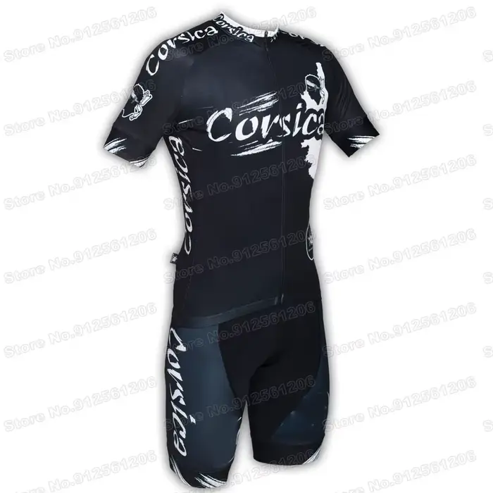 2022 Corsica Maillot de cyclisme ensemble hommes vêtements