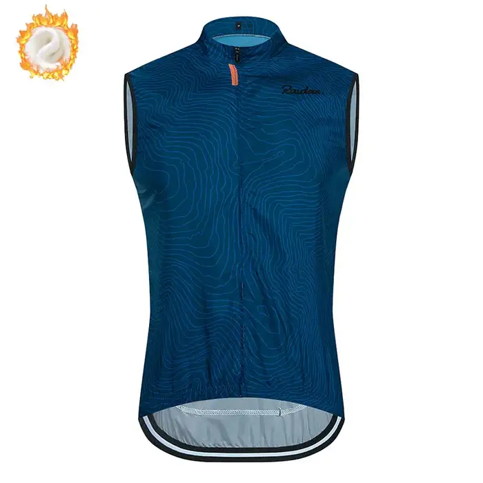 Gilet de cyclisme en polaire thermique d'hiver 2025
