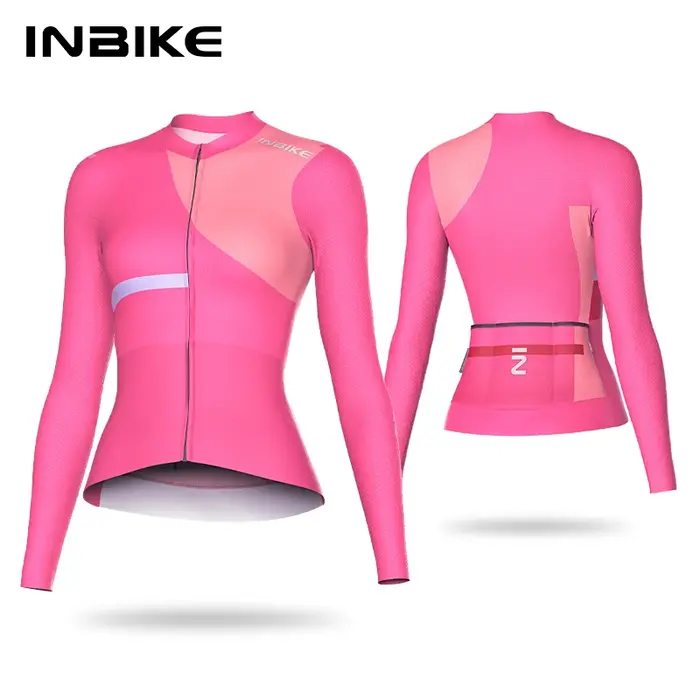 INBIKE femmes cyclisme à manches longues 2025 été printemps professionnel mince route VTT confortable respirant vélo vêtements