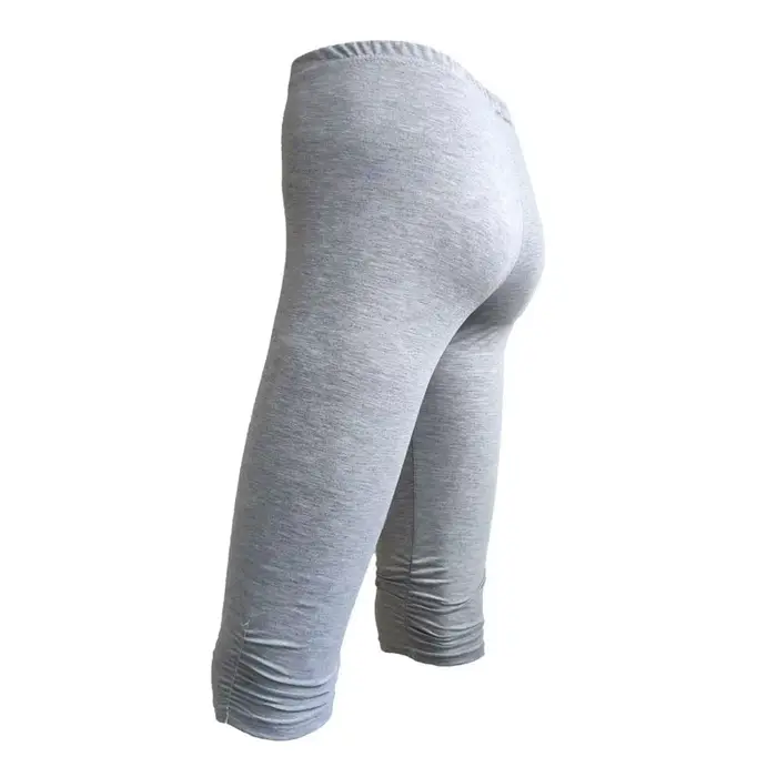 Pantalon de sport élastique taille haute pour femme, coupe skinny, séchage rapide, legging 3/4, short décontracté uni pour l'été