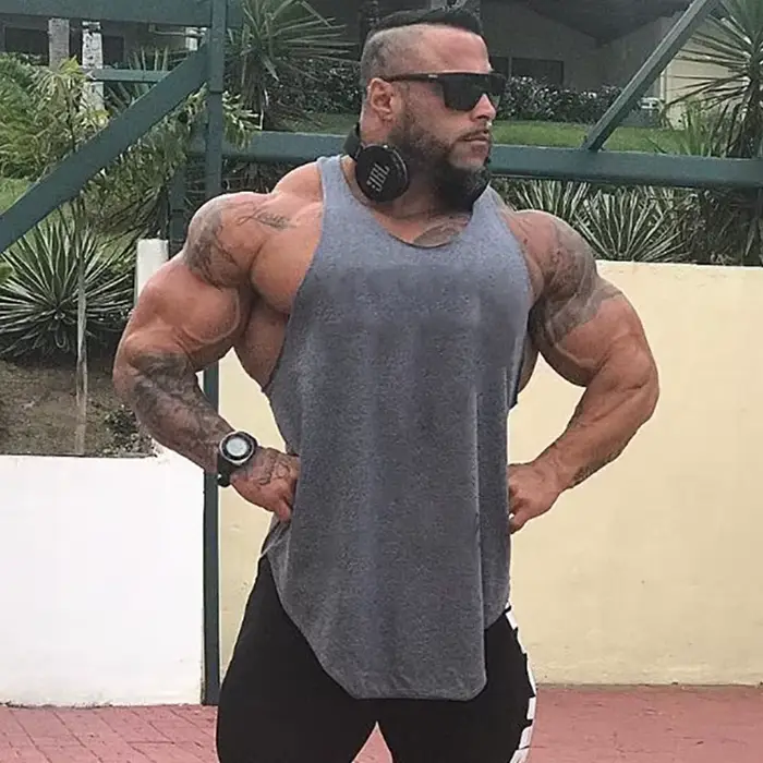 Débardeur de sport décontracté en coton pour homme