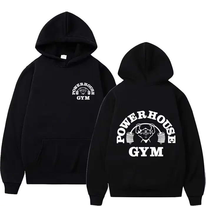 Powerhouse Gym Logo hommes et femmes sweats à capuche Harajuku Geek Fitness