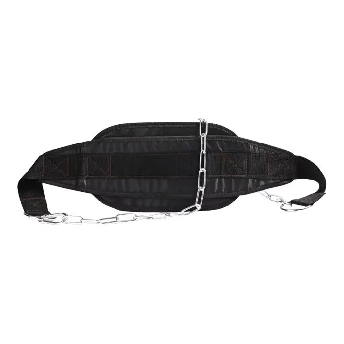 Ceinture de musculation épaissie avec chaîne pour dips, tractions, haltères, kettlebells, fitness, m