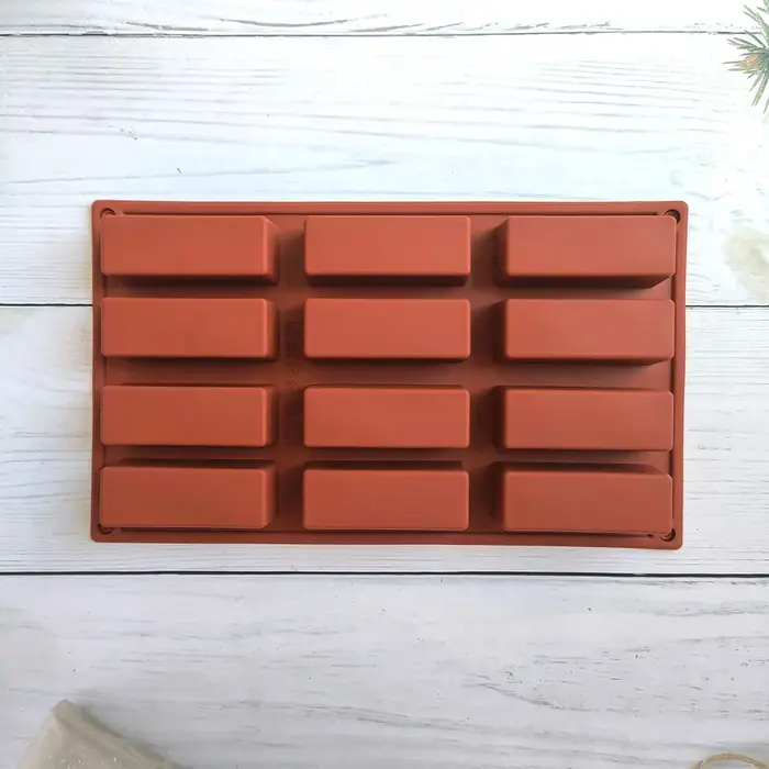 Moules en silicone rectangulaires pour barres chocolatées, moules à barres énergétiques maison, moul