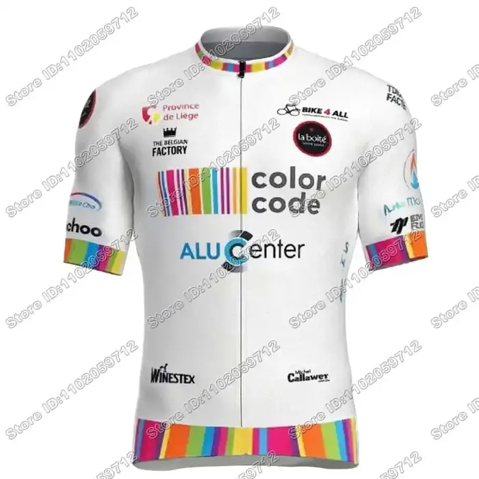 Maillot de Cyclisme 2026 Color Code Alu Center,Vêtements de Cyclisme Équipe de Belgique,Chemise pour