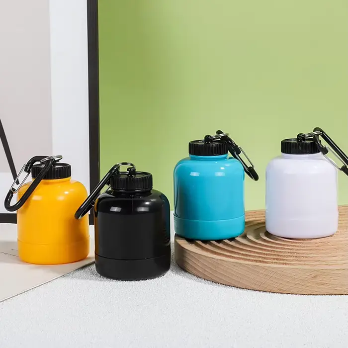 Bouteille de poudre de protéines Portable avec porte-clés de lactosérum