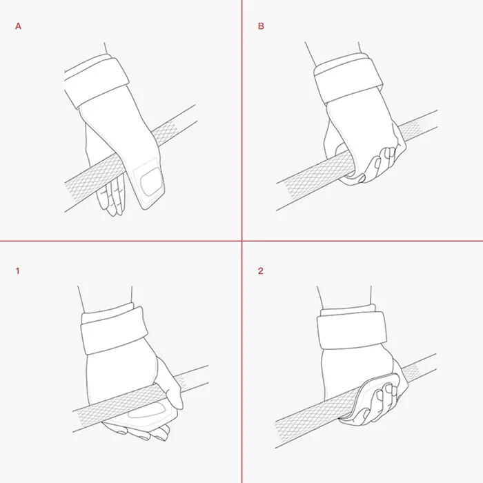 SKDK – protège-paume pour poignées de gymnastique, en cuir de vache, protection de la paume, gants d