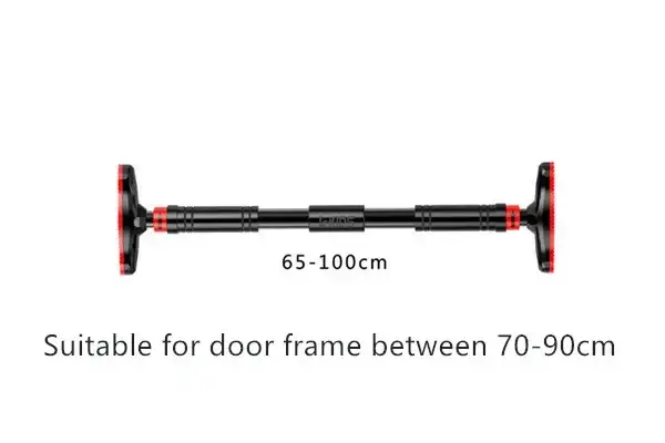 Barre horizontale réglable en acier pour entraînement à domicile, barre de traction, barre de muscul