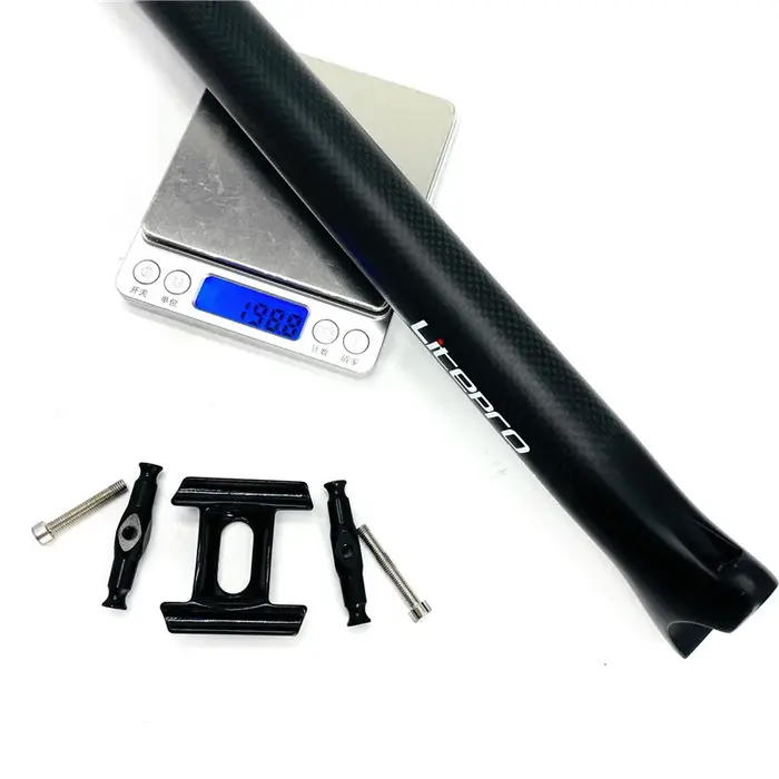 Litepro pour vélo Birdy tige de selle en Fiber de carbone 34.9mm 580mm pour vélo pliant Birdy tige d